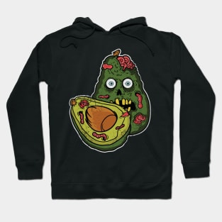 Halloween Zombie Avocado Hoodie